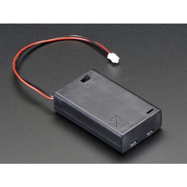 porta-pilas-3-aaa-con-switch-on-off-y-2-pin-jst