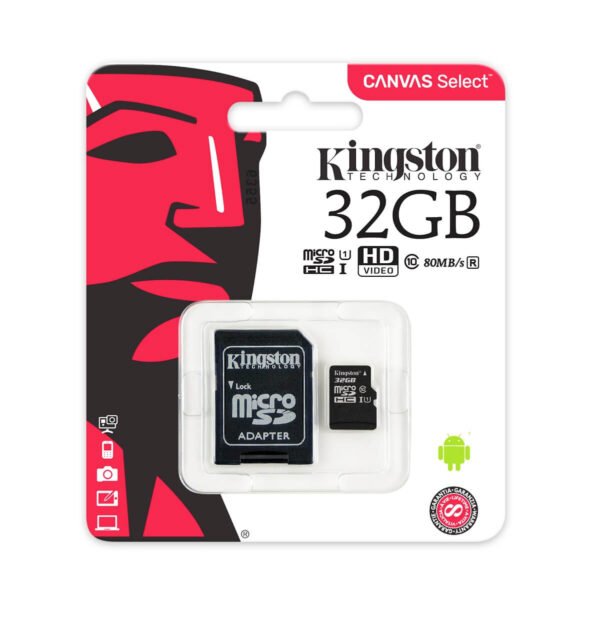 Memoria MicroSD KINGSTON 32gb Clase 10