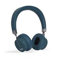 AUDIFONOS DIADEMA BLUETOOTH GHIA N3 SONIDO HIFI COLOR AZUL / 10M ALCANCE / BT 5.0/ AUX / TF CARD/ RADIO FM/