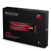 UNIDAD DE ESTADO SOLIDO SSD ADATA XPG GAMMIX S11 PRO NVME M.2 2280 1TB PCIE GEN 3X4 3DNAND LECT.3500MB/S ESCRIT 3000MB/S CON DISIPADOR PC/GAMER/ALTO RENDIMIENTO