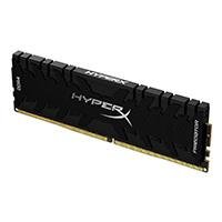 MEMORIA KINGSTON UDIMM DDR4 8GB 3600MHZ HYPERX PREDATOR BLACK CL17 288PIN 1.35V C/DISIPADOR DE CALOR P/PC/GAMER/ALTO RENDIMIENTO