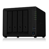 NAS SYNOLOGY DS920+ /4 BAHIAS NCLEO CUADRUPLE HASTA 2.7GHZ/ HASTA 64TB, 4GB DDR4 AMPLIABLE HASTA 8GB/ 2 PTOS LAN GIGABIT/USB 3.0 X 2/ HOT SWAP/ SOPORTA M.2 2280/ NO INCLUYE DISCOS