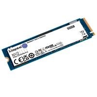UNIDAD DE ESTADO SOLIDO INTERNO 500GB KINGSTON SNV2S NV2 M.2 2280 NVME PCIE GEN 4X4 LECT. 3500 ESCRIT. 2100 MBS PC LAPTOP MINI PC SNV2S/500G